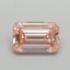 0.64 Ct. Fancy Intense Pink Emerald Lab Grown Diamond