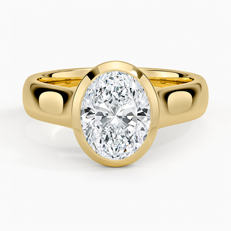 Luna 4mm Bezel Ring
