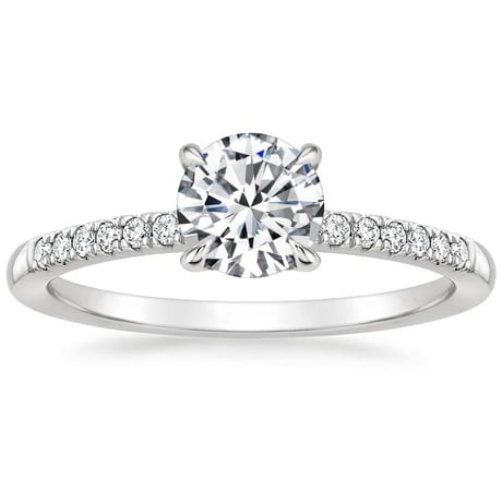 18K White Gold Petite Viviana Diamond Bridal Set (1/4 ct. tw.)