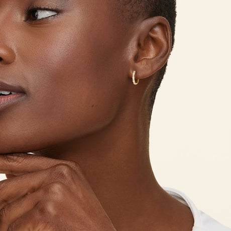 Baguette Diamond Hoop Earrings