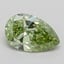 0.73 Ct. Fancy Green Pear Lab Grown Diamond