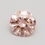 0.90 Ct. Fancy Intense Pink Round Lab Grown Diamond