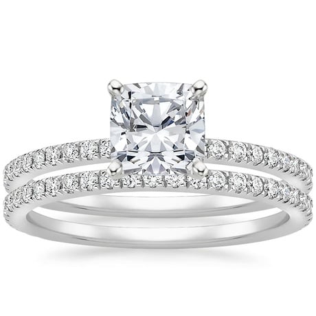 18K White Gold Luxe Ballad Bridal Set (1/2 ct. tw.)