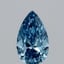 0.71 Ct. Fancy Vivid Blue Pear Lab Grown Diamond