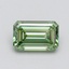 1.02 Ct. Fancy Vivid Pacific Green Emerald Lab Grown Diamond