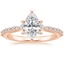 14K Rose Gold Melina Diamond Ring (1/4 ct. tw.), smalltop view