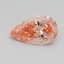 0.50 Ct. Fancy Intense Pink Pear Lab Grown Diamond