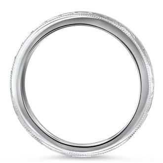 Custom Hand Engraved Wedding Band