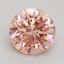 2.50 Ct. Fancy Intense Pink Round Lab Grown Diamond