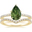 18K Yellow Gold Luxe Viviana Diamond Ring (1/3 ct. tw.) with Flair Diamond Ring