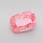 2.72 Ct. Fancy Vivid Pink Cushion Lab Grown Diamond