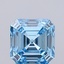 1.59 Ct. Fancy Vivid Blue Asscher Lab Grown Diamond