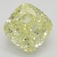 2.56 Ct. Fancy Yellow Cushion Diamond