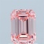 1.07 Ct. Fancy Vivid  Pink Emerald Lab Grown Diamond
