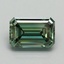 1.55 Ct. Fancy Vivid Green Emerald Lab Grown Diamond