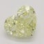0.70 Ct. Fancy Light Yellow Heart Diamond