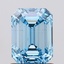 1.04 Ct. Fancy Intense Blue Emerald Lab Grown Diamond
