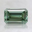 1.15 Ct. Fancy Intense Pacific Green Emerald Lab Grown Diamond