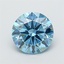 2.08 Ct. Fancy Vivid  Blue Round Lab Grown Diamond