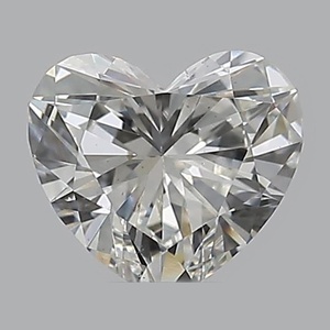 Heart diamond — real photo