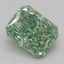 1.08 Ct. Fancy Vivid Green Radiant Lab Grown Diamond