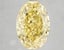 5.12 Ct. Fancy Vivid Yellow Oval Lab Grown Diamond