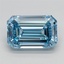 2.03 Ct. Fancy Intense Blue Emerald Lab Grown Diamond