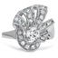 Retro Diamond Cocktail Ring