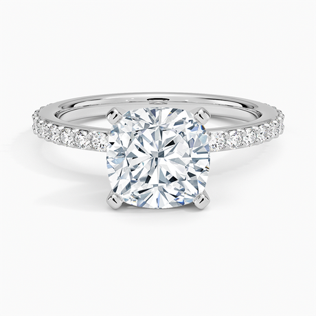 Luxe Petite Shared Prong Diamond Ring