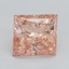 2.40 Ct. Fancy Intense Pink Princess Lab Grown Diamond
