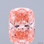 2.04 Ct. Fancy Vivid Pink Cushion Lab Grown Diamond