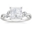 18K White Gold Willow Diamond Ring (1/8 ct. tw.), smalltop view