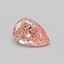 0.73 Ct. Fancy Vivid Pink Pear Lab Grown Diamond