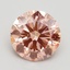 2.50 Ct. Fancy Intense Pink Round Lab Grown Diamond