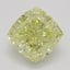1.21 Ct. Fancy Yellow Cushion Diamond