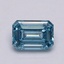1.50 Ct. Fancy Intense Blue Emerald Lab Grown Diamond