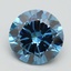 3.00 Ct. Fancy Vivid Blue Round Lab Grown Diamond