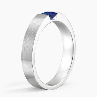 Jamie Sapphire 4mm Wedding Ring