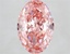6.86 Ct. Fancy Vivid Pink Oval Lab Grown Diamond