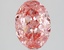 2.71 Ct. Fancy Vivid Pink Oval Lab Grown Diamond