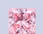 1.01 Ct. Fancy Vivid Pink Princess Lab Grown Diamond