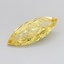 0.90 Ct. Fancy Vivid Yellow Marquise Lab Grown Diamond