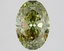 2.31 Ct. Fancy Vivid Green Oval Lab Grown Diamond