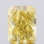 1.53 Ct. Fancy Intense Yellow Radiant Lab Grown Diamond