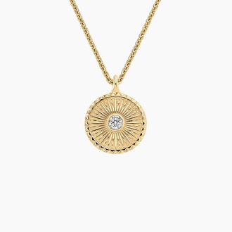 Mini Sun Lab Diamond Medallion
