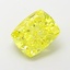 1.60 Ct. Fancy Intense  Yellow Cushion Lab Grown Diamond