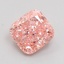 1.70 Ct. Fancy Intense Pink Cushion Lab Grown Diamond