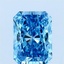 1.08 Ct. Fancy Vivid Blue Radiant Lab Grown Diamond