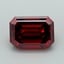 1.01 Ct. Fancy Deep  Orange Emerald Lab Grown Diamond