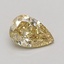 0.71 Ct. Fancy Intense Yellow Pear Lab Grown Diamond